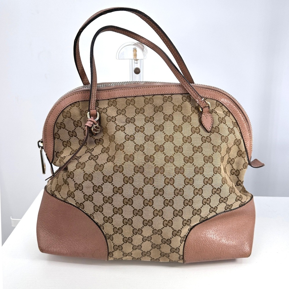 Gucci‎ GG Canvas Bree Dome Tote Medium AS IS/READ DESCRIPTION